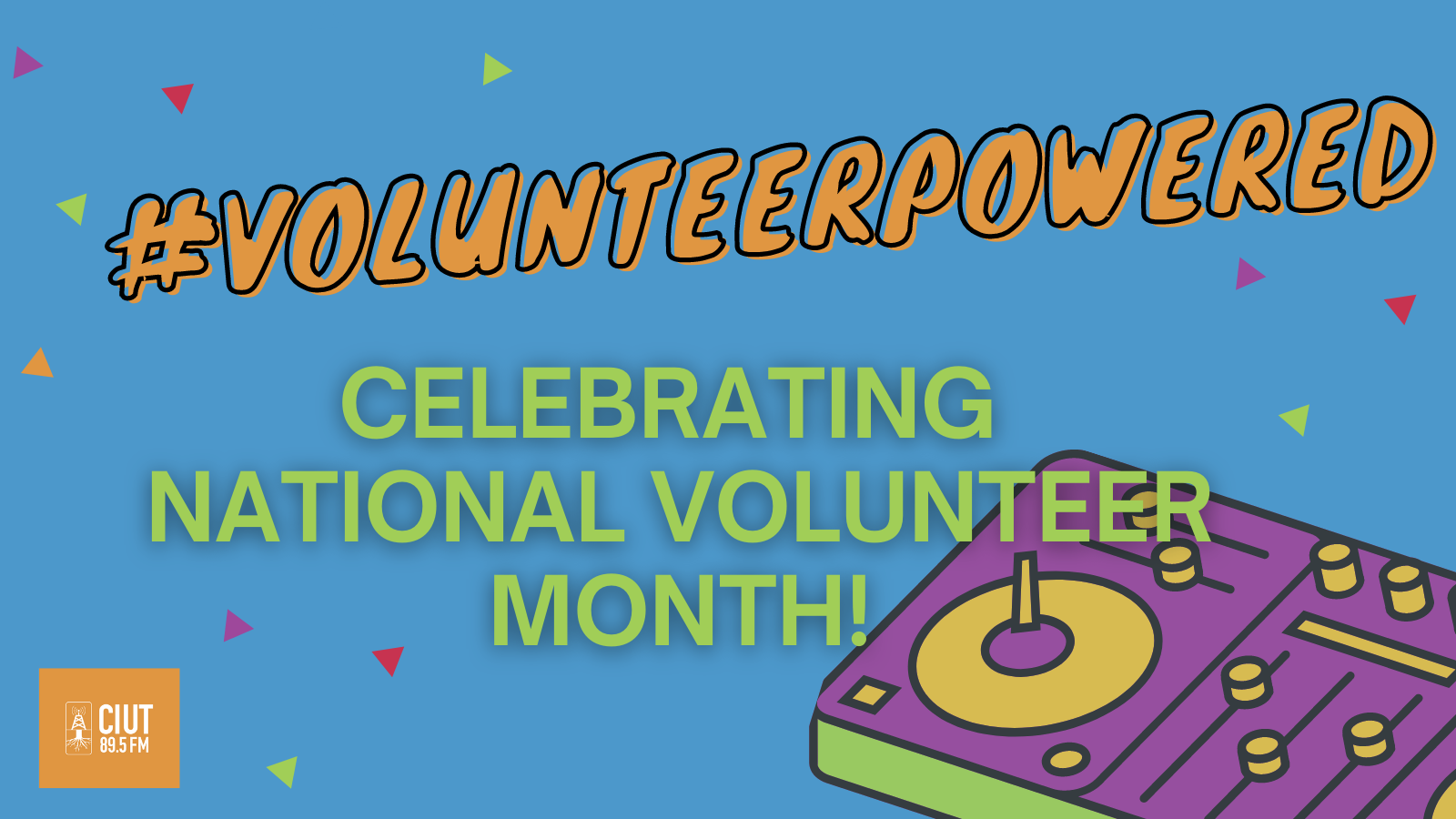 #volunteerpowered