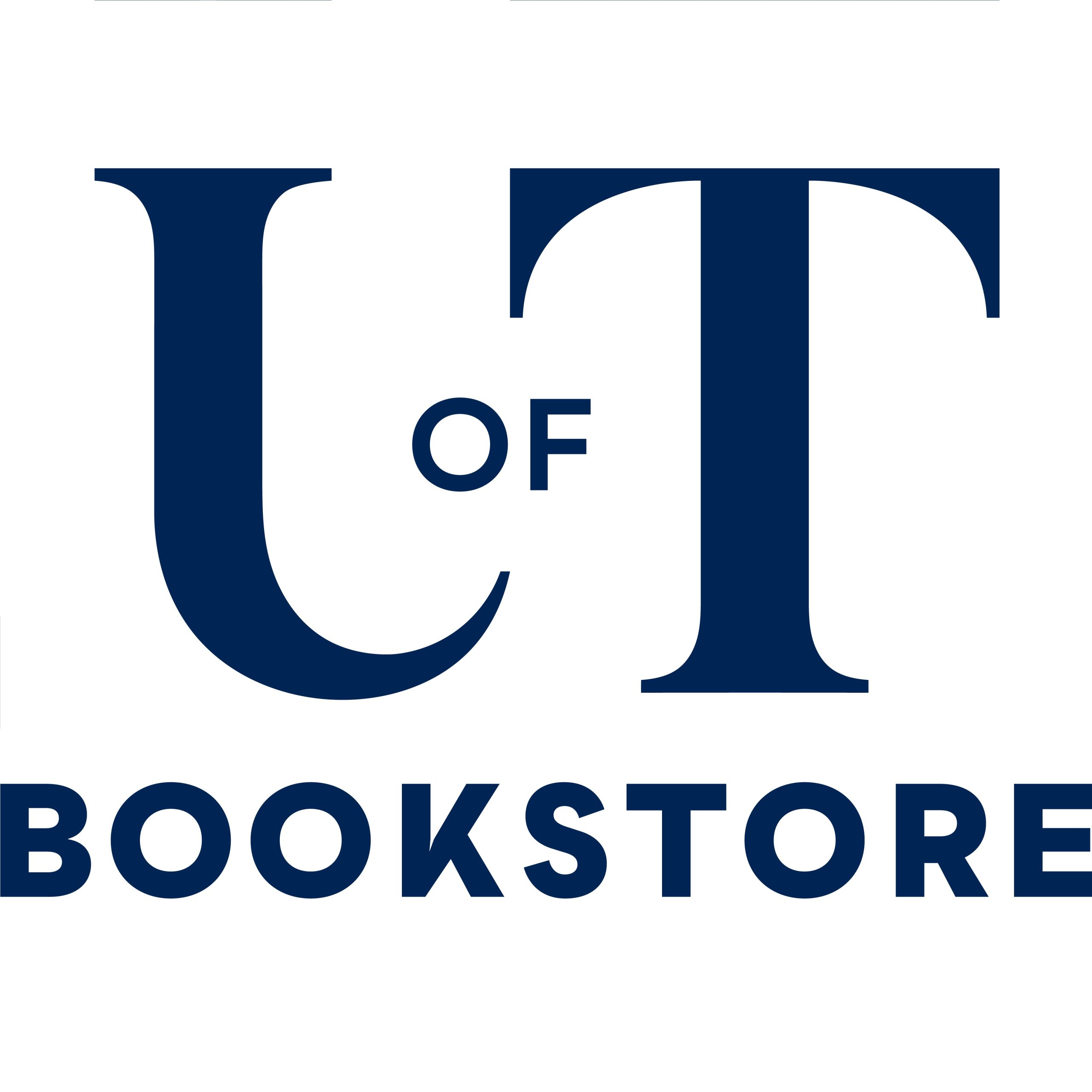 UofT Bookstore_Vertical_Logo_Navy_Transparent bg square